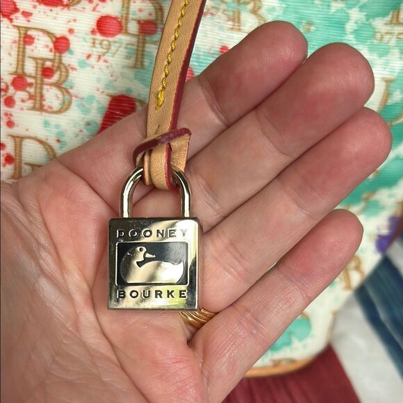 Dooney & Bourke Colorful paint splatter with logo Women's Bag small - Picture 2 of 12